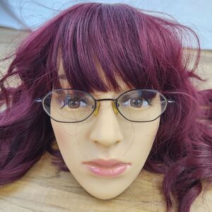 💜Vintage Guess Lightweight Wire Rimmed Eyeglasses & Hardshell Case